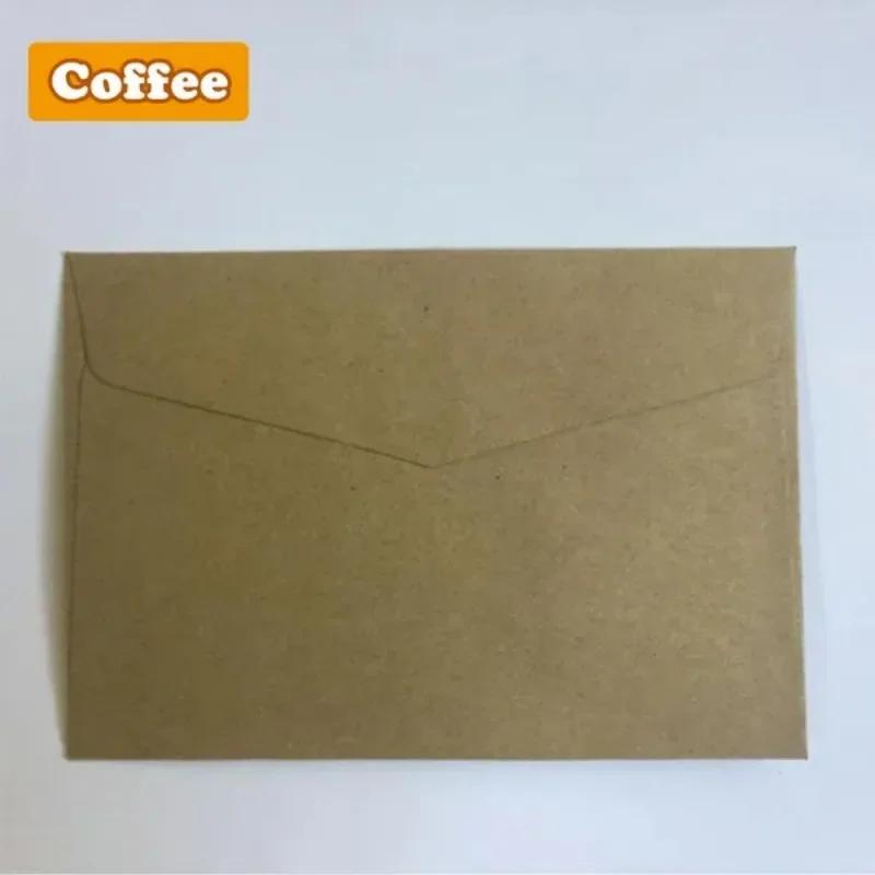 20 Pcs/Lot Candy Color Paper Monochrome Envelope Membership Card Storage Greeting Cards Envelope for Letter Paper 11.5x8cm