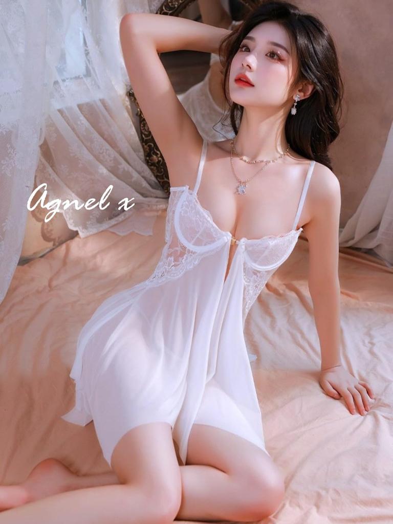 Sexy Lingerie Underwear Innerwear Babydoll Seductive Underwear Slip One Piece Ruffle Camisole Negligee Nightwear Satin Cosplay Extreme Kinky X095