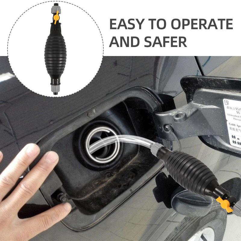 Portable Manual Siphon Pump Fuel Transfer Pump Hose for Car Oil Liquid Transfer Siphon Hose Hand Fuel Pumps