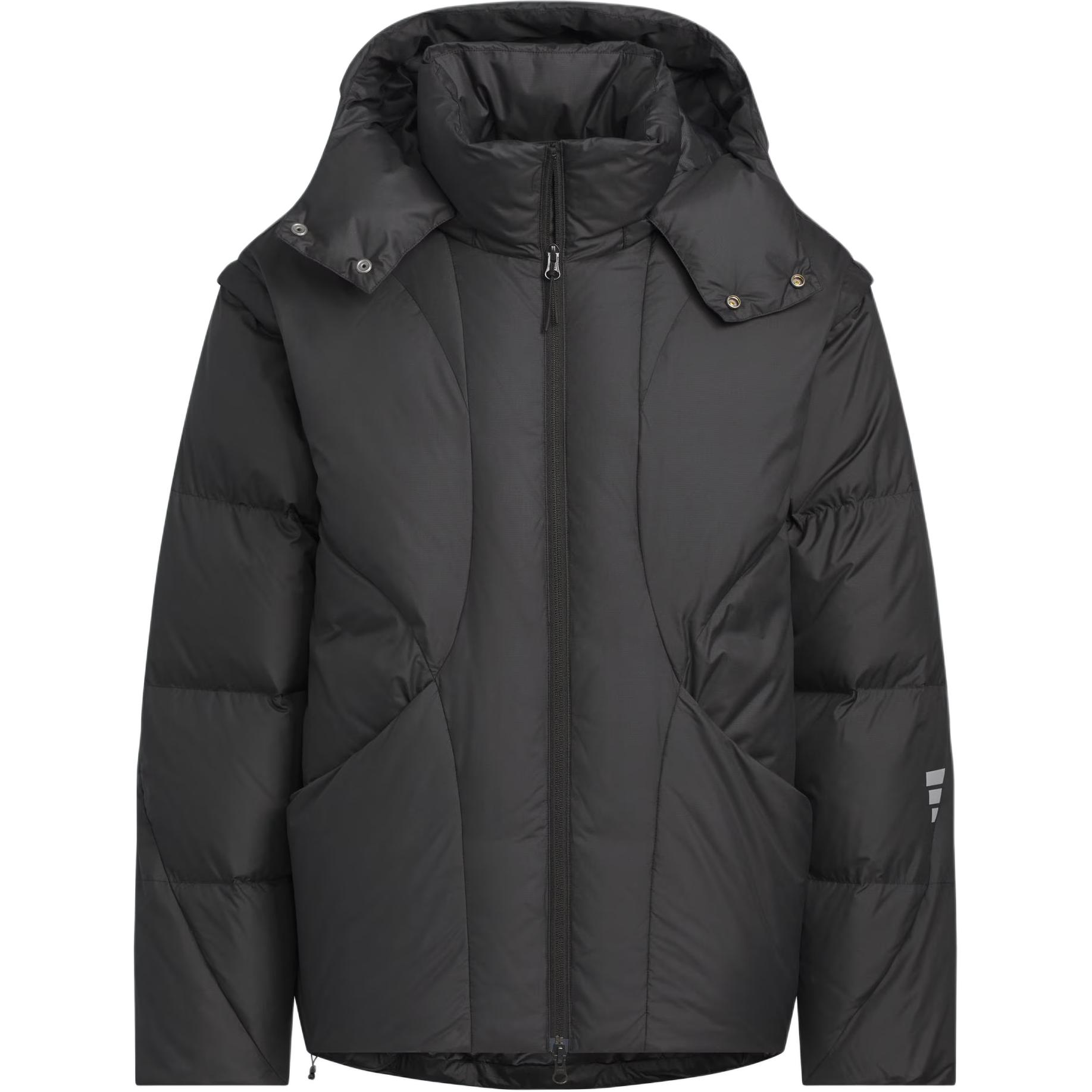 

Adidas FOS FW25 Future Style Down Jacket Water Resistant Warm Hooded Loose 600 Fill Duck Down Long Sleeve Men Jacket KC2587 XL