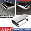 Car Pipe Muffler Exhaust Tail Tip 1.5"-2" Stainless Steel Fit Toyota Corolla LE