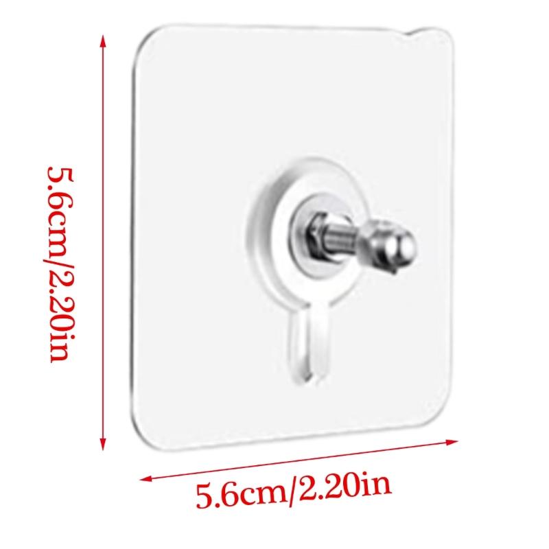 10pcs Traceless Wall Hook  Self Adhesive Pictures Frame Hangers Self Adhesive Hook  Set for Home & Office Decors  Silver