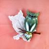 Creative and Stunning Owl Statues Expory Resin Moulds Reusable Silicone Mold Transparent/Blue Resin Mold for Gift Making