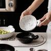 Керамическая двухсторонняя миска Бытовая большая суповая миска Миска для лапши Посуда высокой ценности Миска для риса Миска для овсянки Салата Йогурта Завтрака