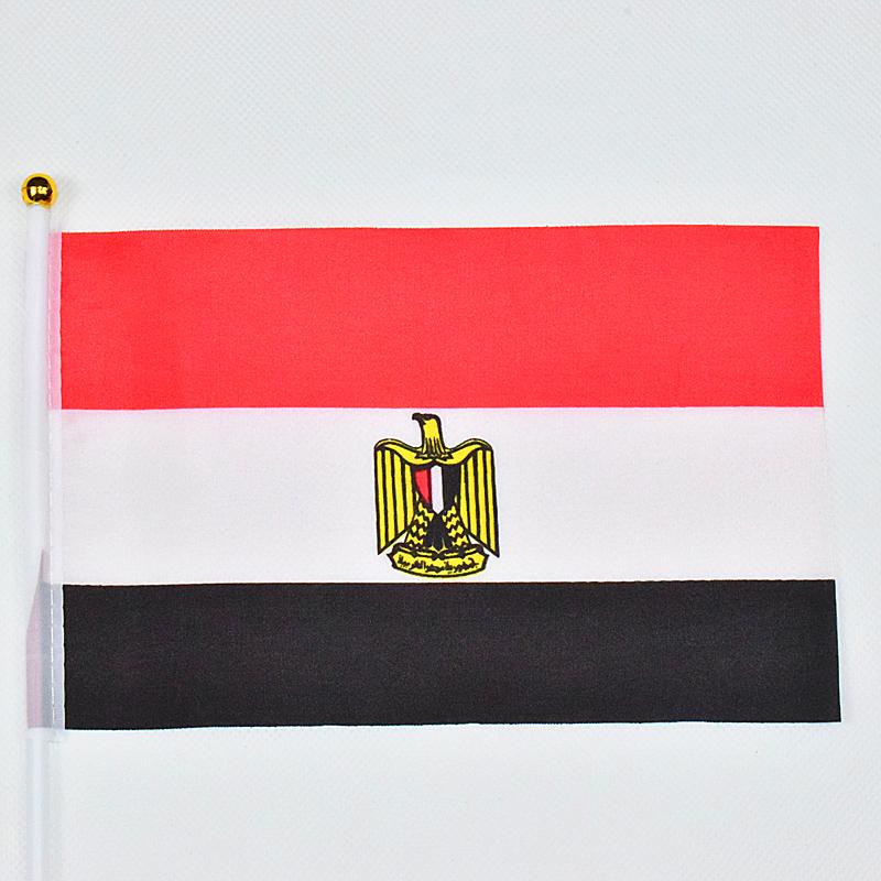 Egipt 10 sztuk flag do machania 14*21 cm