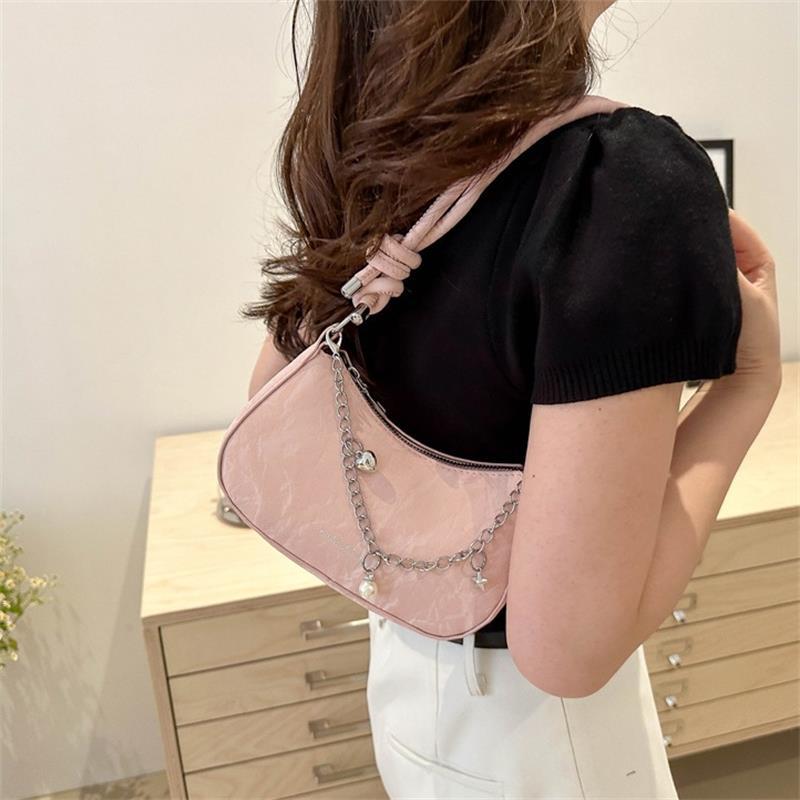 Niche Underarm Bag Women'S  Trendy Chain Shoulder Crossbody Bag Versatile Commuting Bag Messenger Bags Girl Birthday Gift
