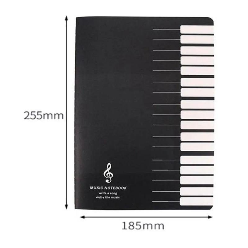 5 Books Music Exercise Book Piano Violin Book Universal High Notebook Tool Quality Five-line Pages Music 18 Pactice