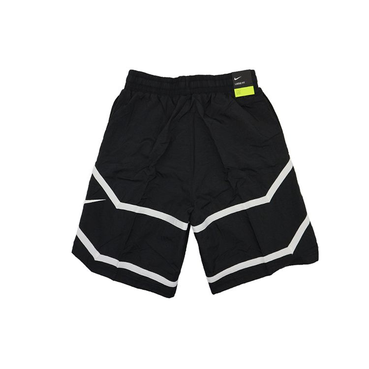 Nike Throwback Basketball Sports Breathable Shorts Men Bottoms Black White AJ3899-010