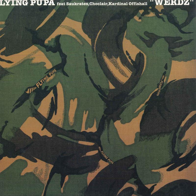 

12inch Record FLYING PUPA - Werdz GUNLP1006 GUNTEZ RECORDS 2000 Japan Rap & Hip-Hop/R&B Used