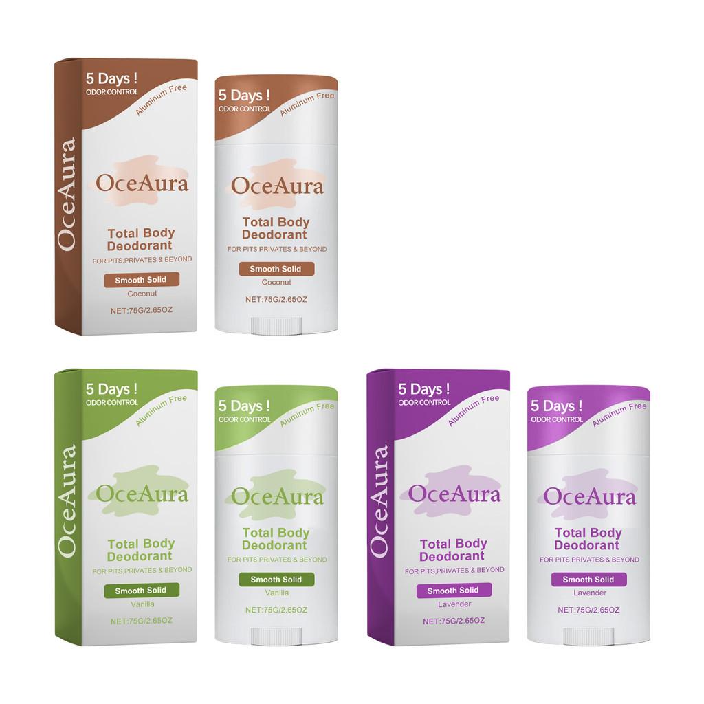 Oceaura Coconut Scented Body Deodorant Stick For Long Lasting Freshness And Odor Control