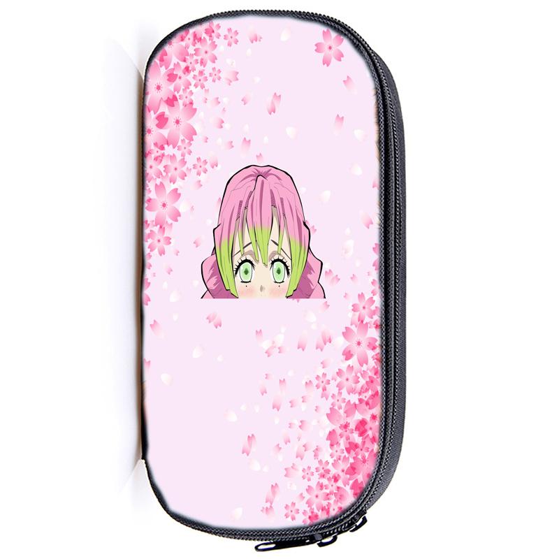 Demon Slayer Kamado Tanjirou Pencil Case Nezuko Boys Girls Kids Zenitsu Kimetsu No Yaiba Pencil Box Students Anime Pen Bags Children Gifts