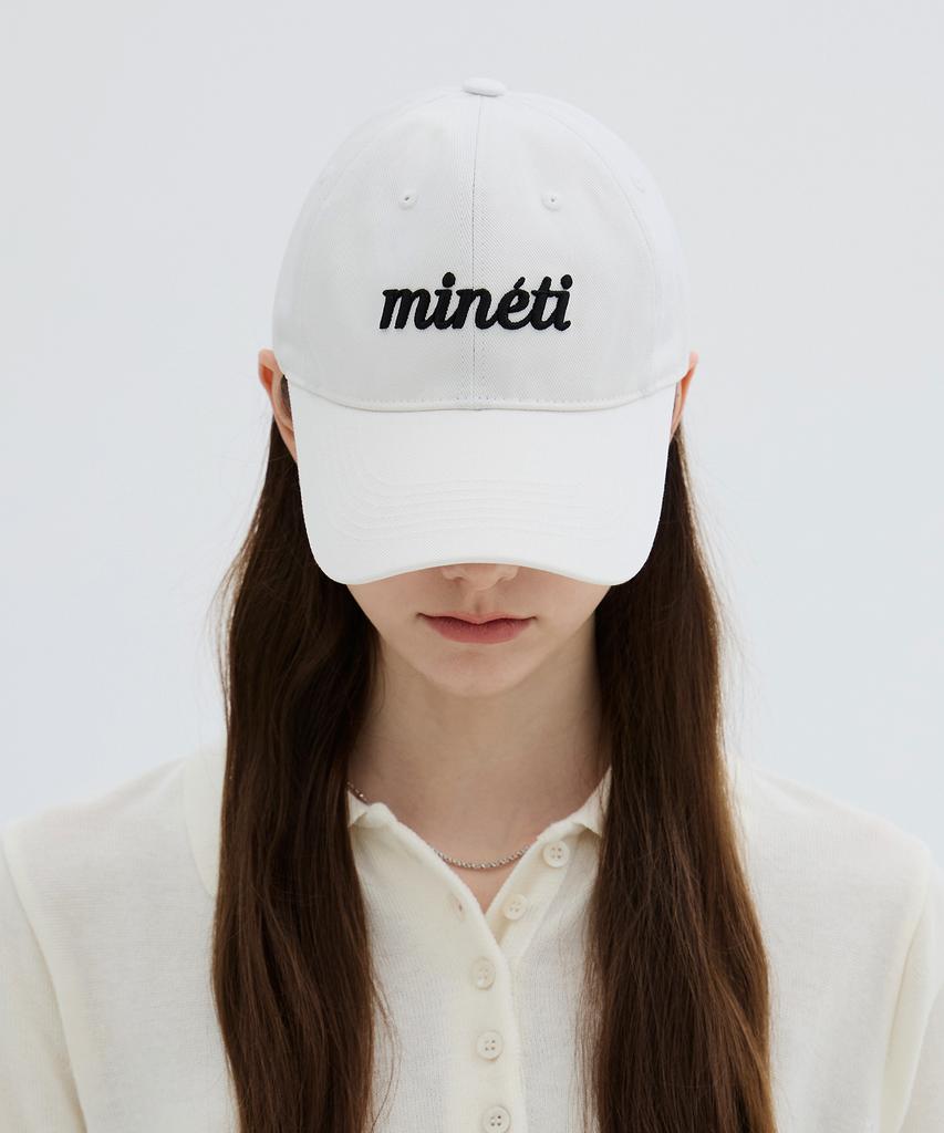 Mineti Small Head Cotton Lettering Ball Cap Y 10425 Mt