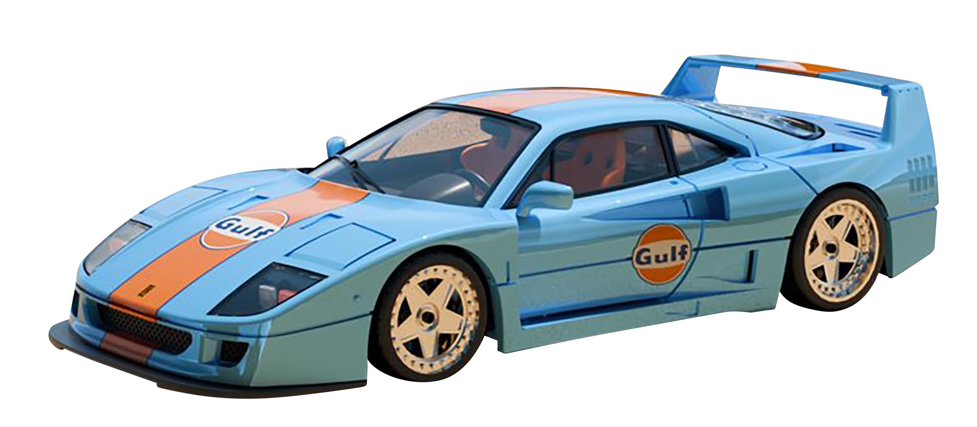 Finclassically F40 Gulf готовая модель FY64069 1/64