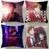 Popular Anime Classroom Of The Elite Cushion Cover Soft & Easy-Wash Pillow Case – Versatile for Couch, Bed, Travel and Office