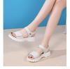 2026 New summer Women's Outdoors fashionable trend anti-slip wear-resistant shoes leisure comfortable soled high-heeled sandals