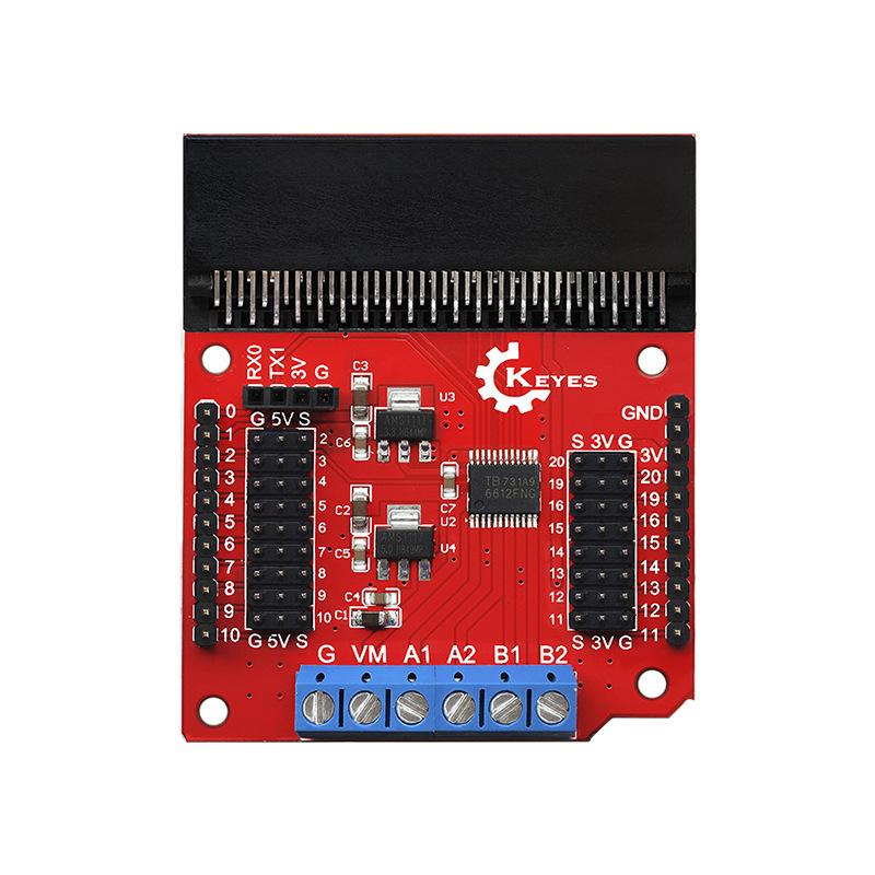 

micro:bit Motor Drive Expansion Board - For BBC micro:bit Development Board, DIY Programming Experiment Accessories