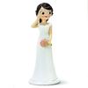 Wedding Cake Topper - MOPEC - Hand On Cheek - White - 21 Cm - Shatterproof Protection