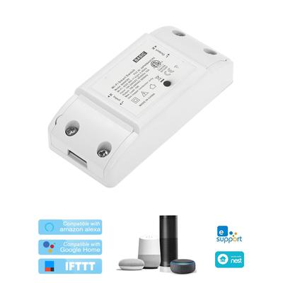 Temel Wifi Anahtarı Alexa ile Çalışır Ev Zamanlayıcısı 10A/2200W Elektrikli Ev Aletleri için Kablosuz Uzaktan Anahtar Evrensel Akıllı Ev Otomasyon Modülü