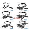 DC5521 Multi-Monitor Power Splitter Cable (1-to-2, 3, 4, 5, 6, 8)