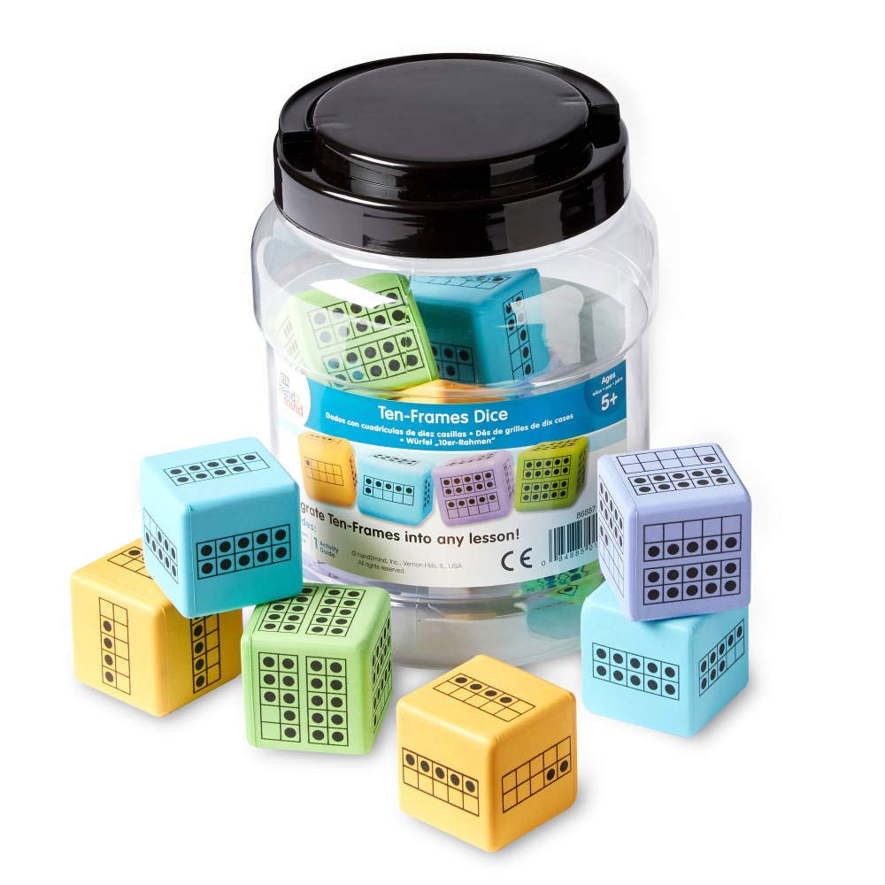 

Learning Resources Math Learning Dice, 12-Piece Set, H2M86887, Authentic