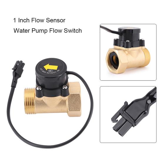 HT-800 Water Flow Switch Automatic High Sensitivity Copper Magnetic Low Pressure Flow Switch