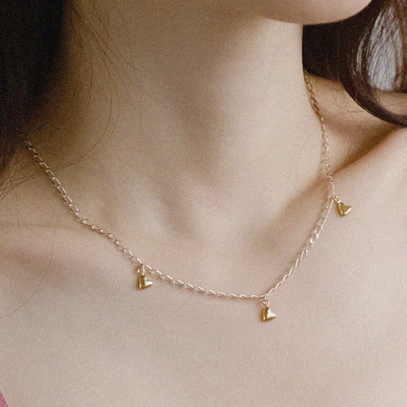 Pinaf Heart Chain Necklace