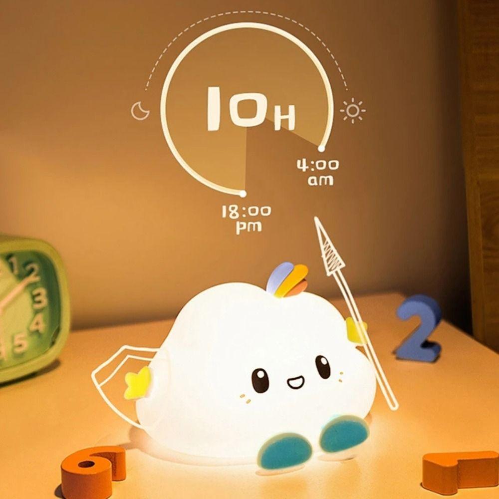 Cartoon LED Night Light Creative Table Lamp Not Dazzling Cloud Night Light  Bedroom Bedside