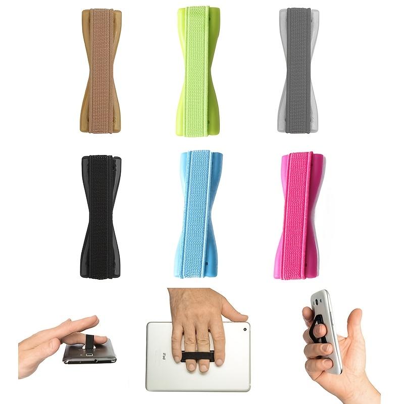 Universal Phone Back Sticker Finger Strap - Elastic Design + ABS Grip, Anti-Drop Phone Holder