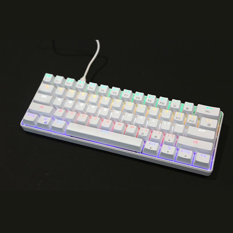 Iron Panel RGB Mechanical Gaming Keyboard - USB Desktop & Notebook