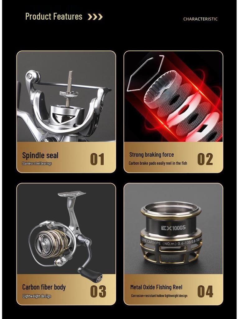 Ultra-light 132g Spin Reel with Slanted Shallow Spool for Versatile Long Casts and Micro Lure Fishing