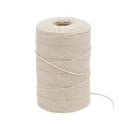 Tenn Well Cotton Rope 300M Durable Tying Thread for Crafts Macrame Bonsai Gardening Art Decorations Beige