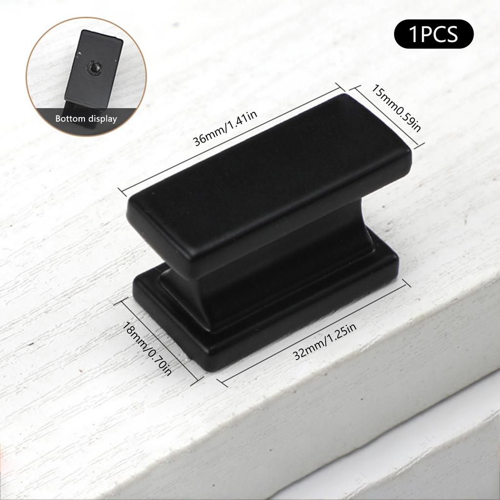 Golden Square Single Hole Cabinet Drawer Pulls Heavy Duty Door Handles Cabinet Pulls for Wardrobe Cupboard Furniture Hardware