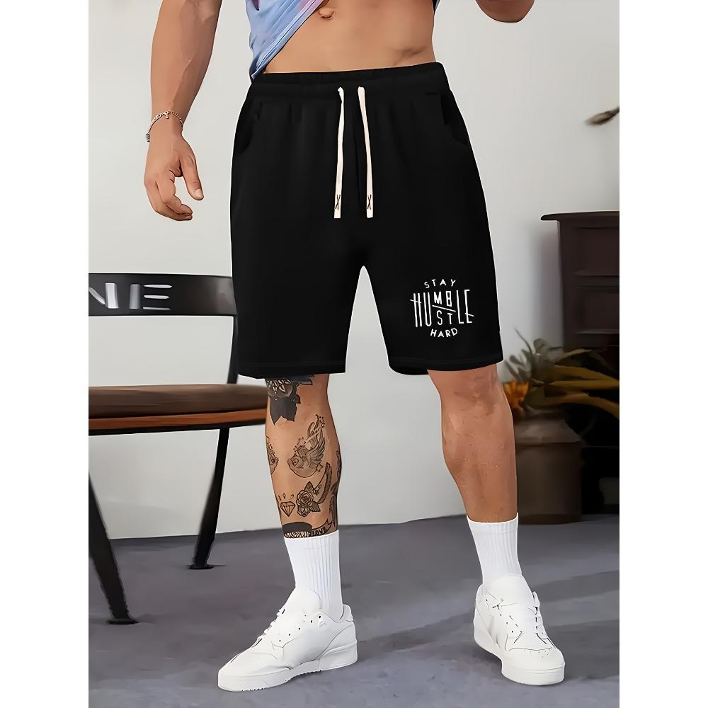 

Retro Streetwear Men Printed Shorts Loose Relaxed Fit Fashion Everyday Casual Short Bottoms M