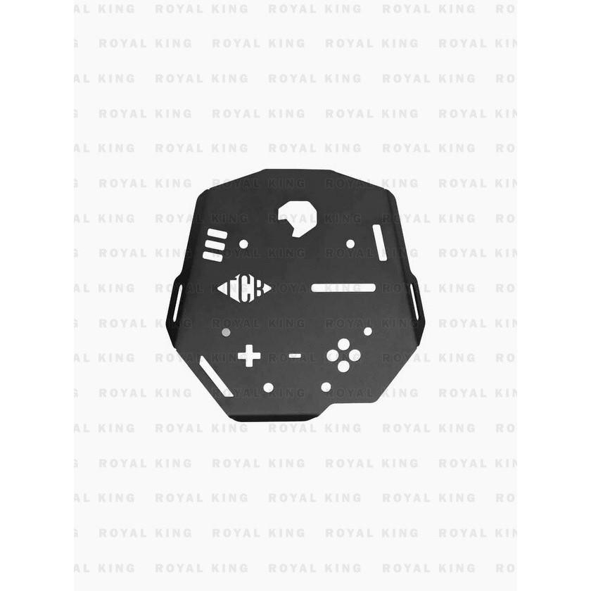 Black "HUCKITTA CARRIER PLATE POWDER COATED" FIT FOR SUZUKI V STROM SX 250