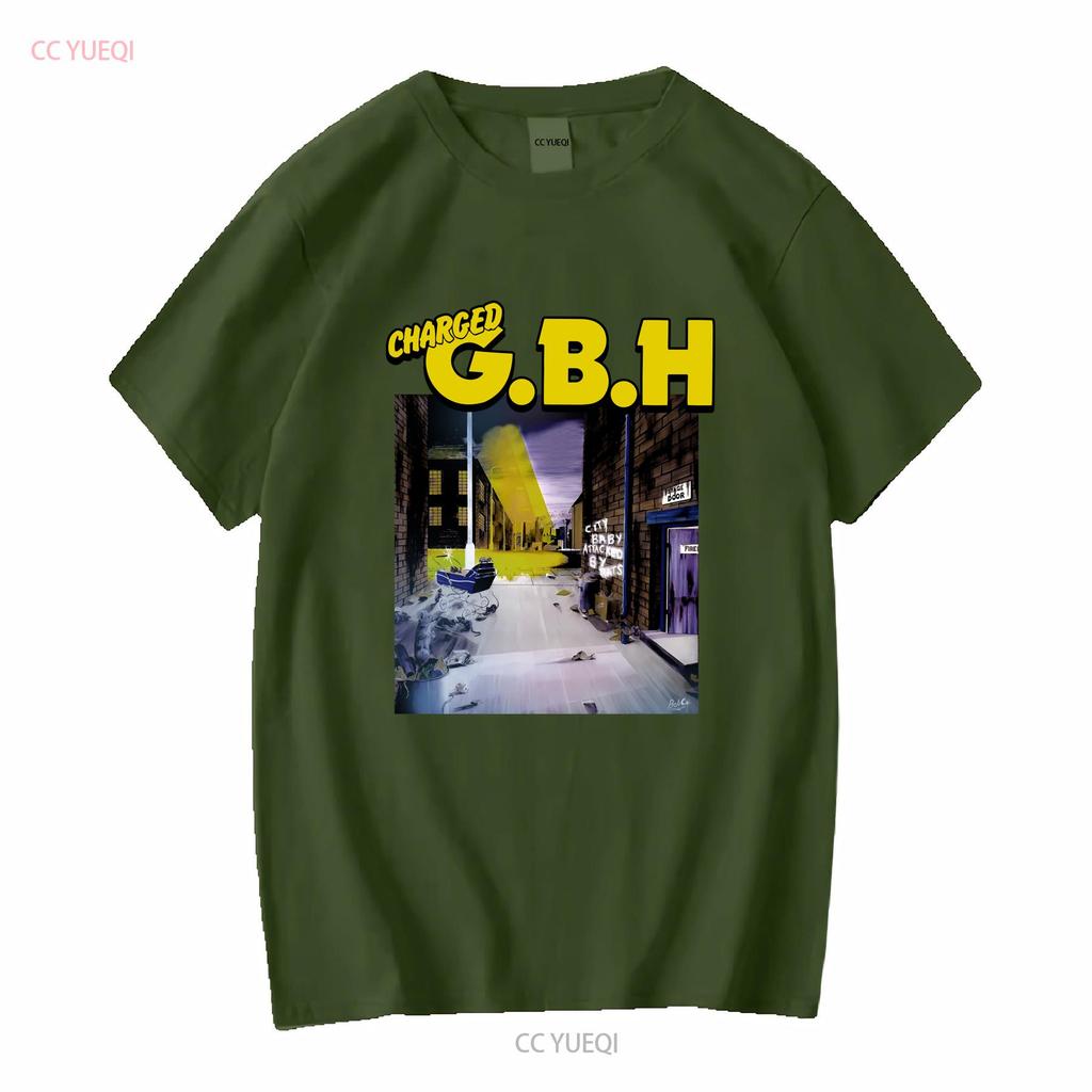 CHARGED GBH T SHIRT 80s uk punk uk82 discharge exploited varukers english dogs long or short sleeves vintage Washed Soft