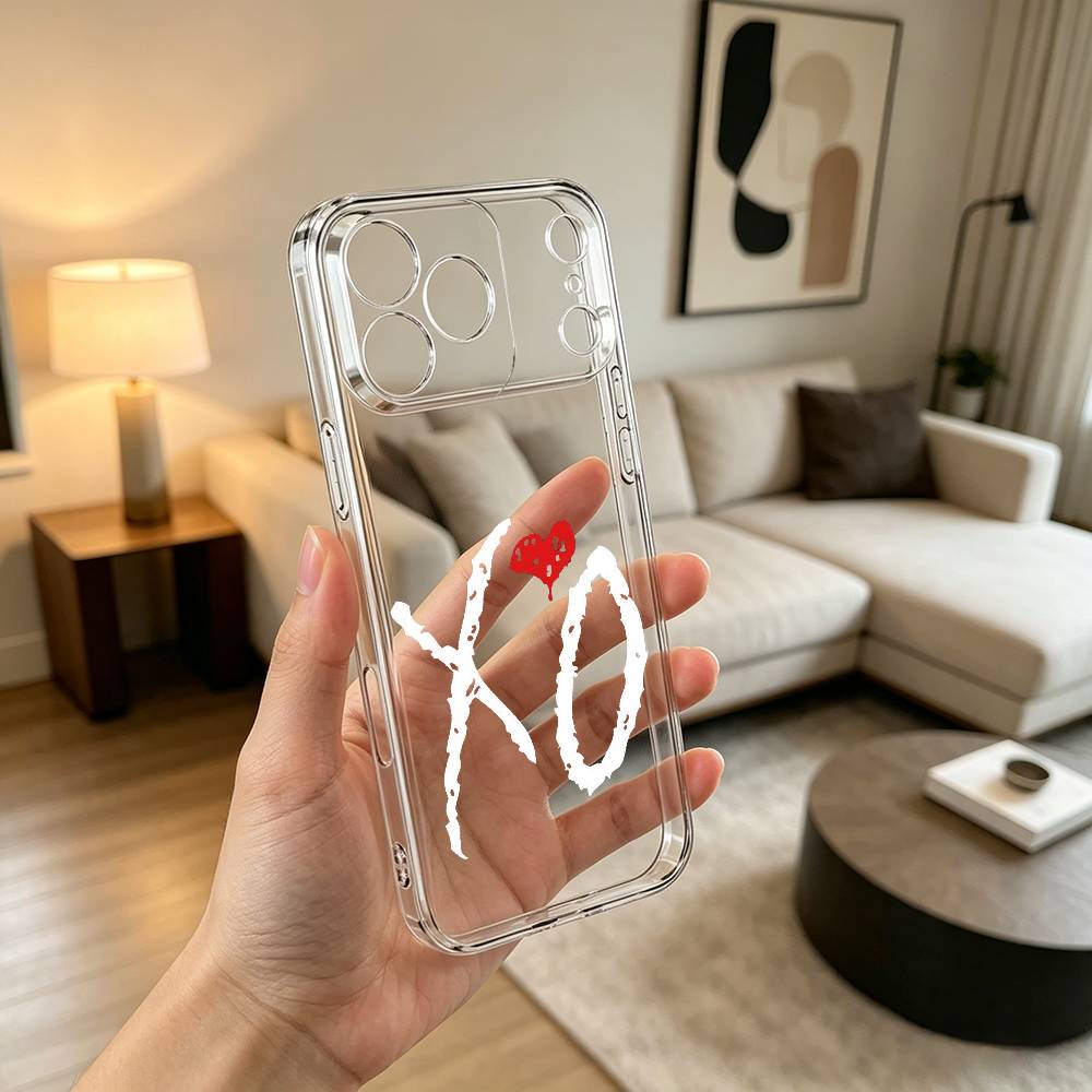 The W-Weeknd X-O  Phone Case For iPhone 17 16 15 14 13 12 11 Mini Pro Max Plus Transparent Cover