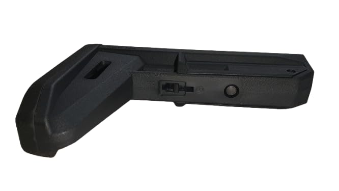GP Retail Magpul Type MOE TR Replica Stock with Real Engraving, Compatible with M4, M16, etc., with Engraved Rubber Buttpad (Black)