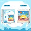 New Marine Life Building Block Toys With Dust Cover Educational Assembly Ornaments Micro-particle Creative Games