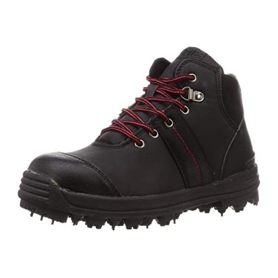 MARUGO Unisex Adult Marugo Safety Shoes Work Shoes Spikes Mountain Forest Slope Grass Mowing Toecap Water Repellent Boots MDM SPIKE 012 Steel Toecap