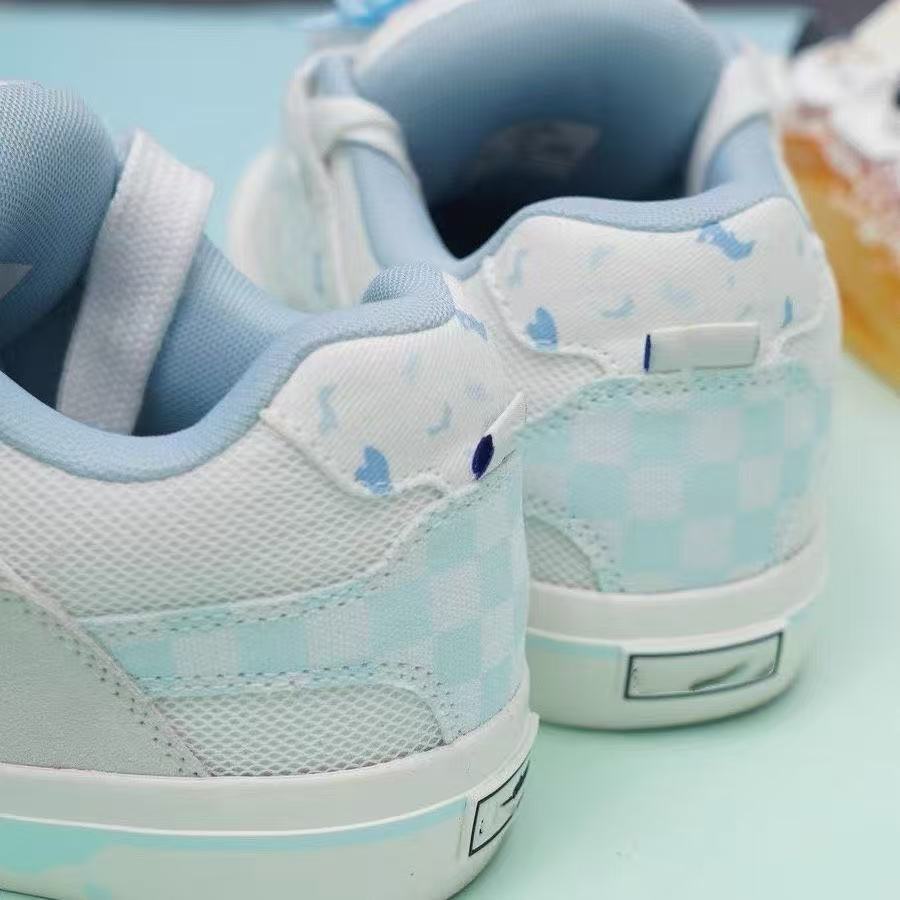 Niche design blueberry cake color scheme bread shoes high value small fragrant casual shoes