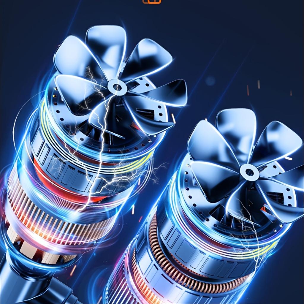 1Pc Portable Wireless Car Air Compressor, Portable Air Pump with LED Light, Suitable for Tire Inflation and Car/bicycle/motorcycle/ball