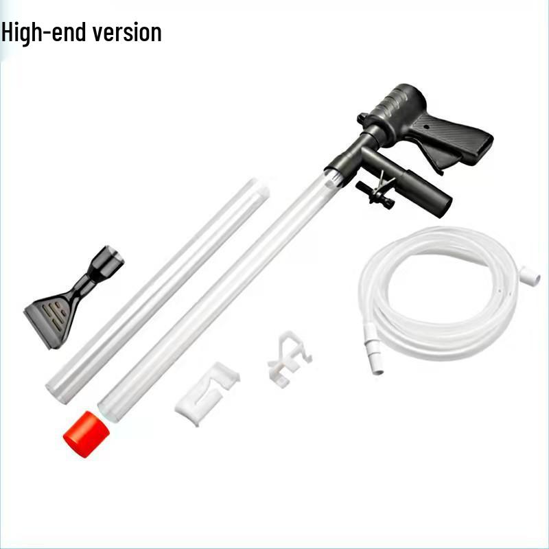Pneumatic Sand Washer & Algae Scraper for Semi-Automatic Fish Tank Water Change