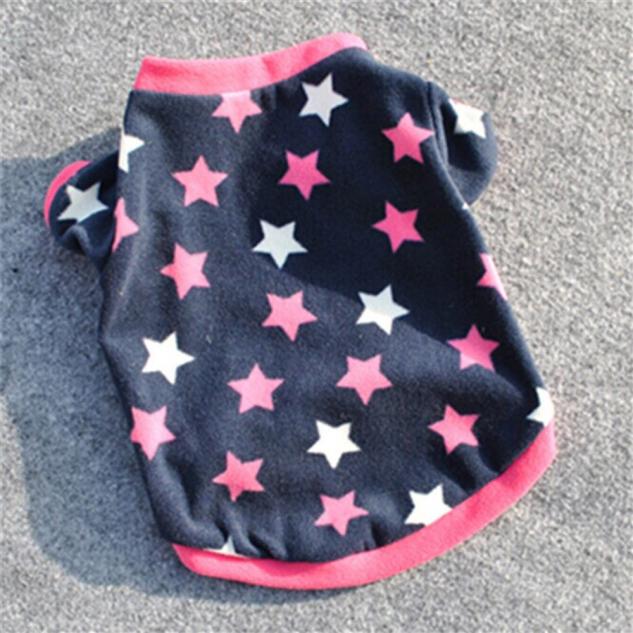 

Fashion Pet Dog Villus Warm Clothes Puppy Doggy Apparel Clothing XS синий
