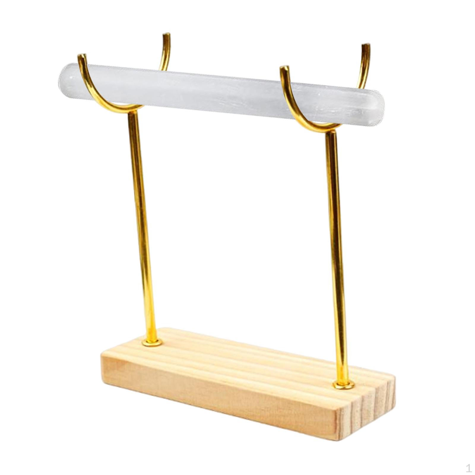 

Bracelet Holder Display Storage Organizer with Wooden Base Jewelry S