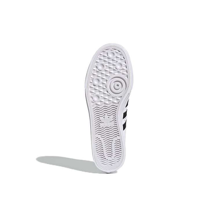 Adidas Collapsible Nizza Low White Black Unisex Sneakers Cloud-White Core-Black H67375