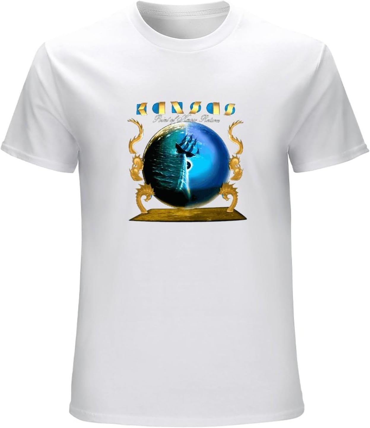 Kansas Band Point of Know Return Men s T-Shirt Tee M белый