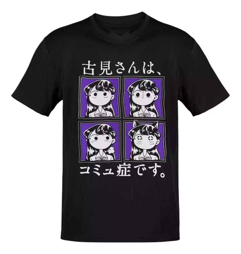 Anime Komisan Komi Purple Squares Tshirt Size S4xl Gift For Friends