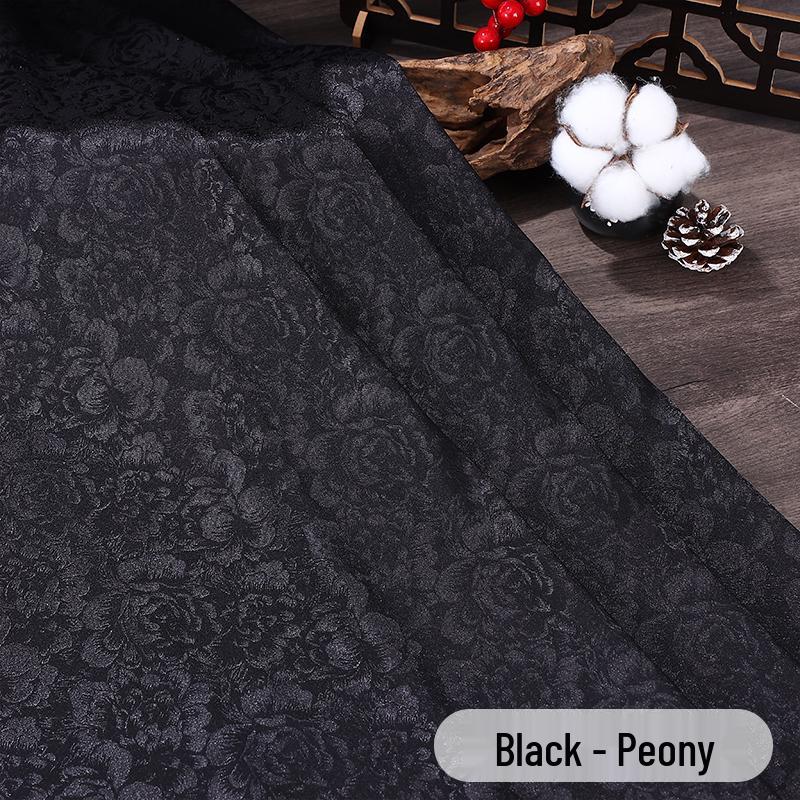 Antique Silk Jacquard Fabric for Chinese Hanfu and Tang Suit Costumes