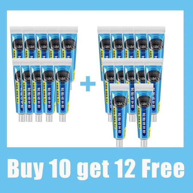 24Set Black Tyre Repair Liquid Strong Rubber Glues Wear-resistant Rubber Non-corrosive Adhesive Glue Car Instant Strong Tools