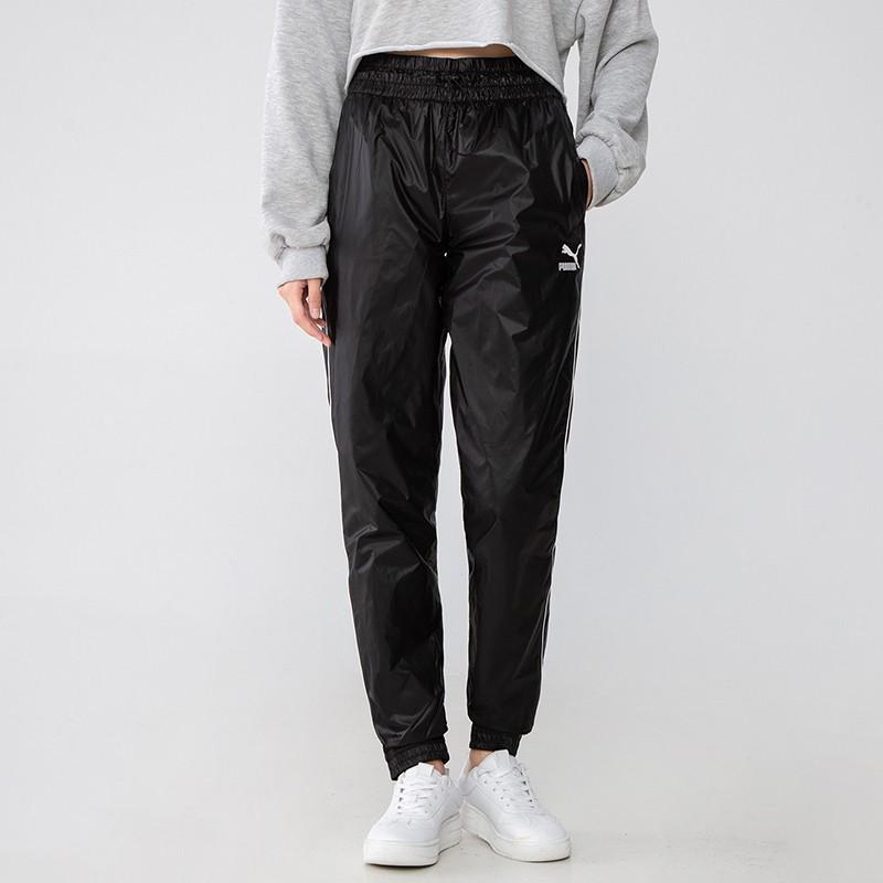 Puma Oddychające Tkane Spodnie Treningowe Damskie Spodnie Dół Czarny 531421-01